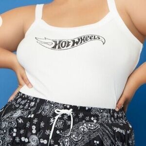 F21 plus hot wheels tank top
